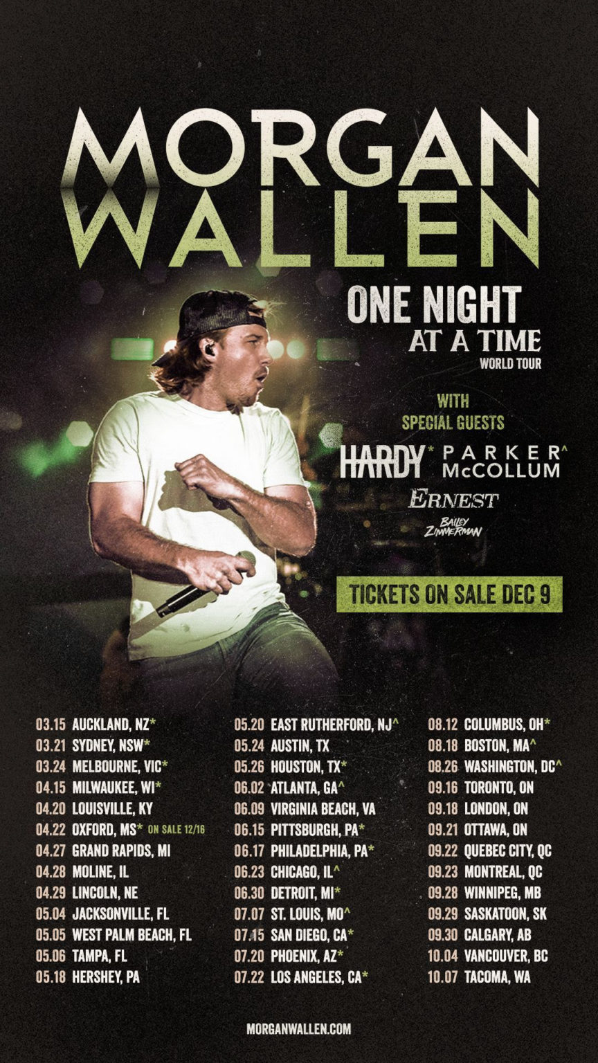 Morgan Wallen Announces Hometown Show At Neyland Stadium Wxbq