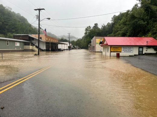 Pound, Virginia Hard Hit By Flash Flooding, Some Residents Being ...